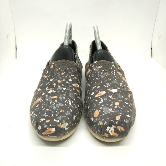 Toms Alpargata Canvas Flats Shoes Women's Size 8 Grey - Picture 3 of 8